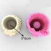 Nonstick Wreath Girls Pen Holder Mold Flower Pot Silicone Mold DIY Crafts Ornament Tool DIY Succulent Planter Mold