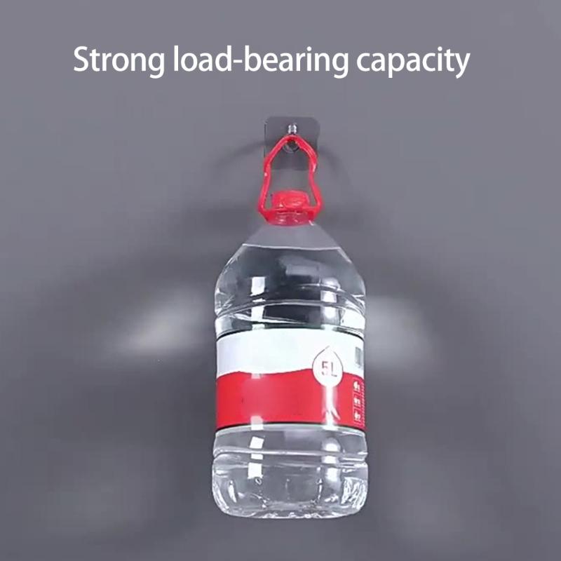 10Pcs  White Adhesive Hooks Without Tool Installation Functional Bathroom Kitchen Organizers for Small Space Livings