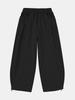 IKALOOK Curved Heavy Brushed Elastic Pants Dpt103