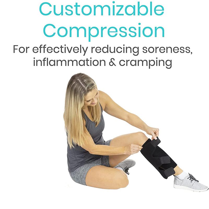 1Pcs Soft Calf Brace Neoprene Calf Sleeve Shin Splint Support Lower Leg Compression Wrap Increases Circulation Muscle Swelling