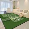 Modern Style Green Decoration Home Living Room Rug Soft Large Area Bedroom Carpet Foldable Easy Cleaning Sofa Table Mat Flannel