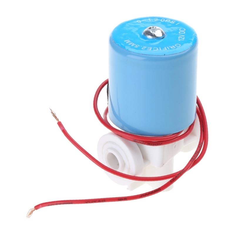 1/4" Quick Connect Water Inlet Solenoid Valve Household Pure-water Machine Parts   12V/24V Water Purifier Valve