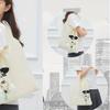 Shopping Must-have Instagram Style Simple Cartoon Animal Foldable Shopping Bag, Lightweight and Large Capacity Tote Bag