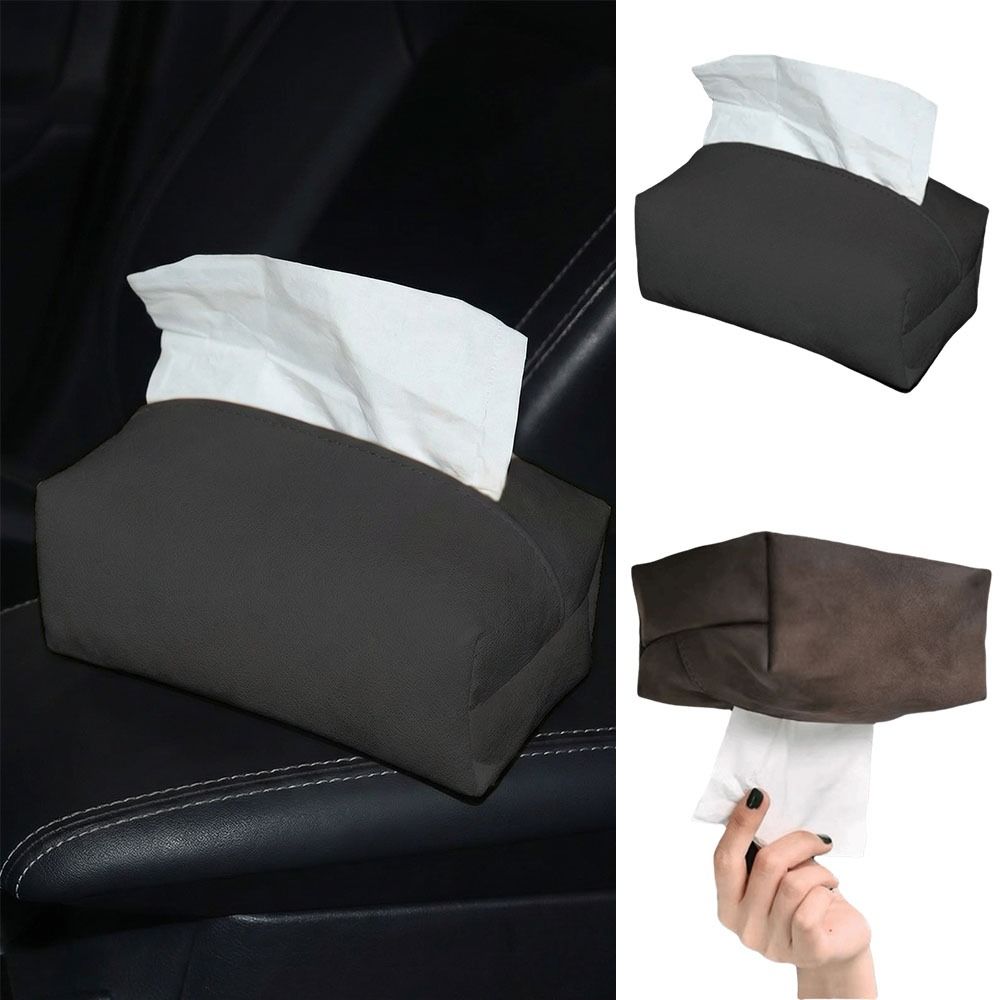 Magnetic Design Sun Visor Storage Luxury Style Auto Ceiling Holder Magnetic Tissue Box Home Use