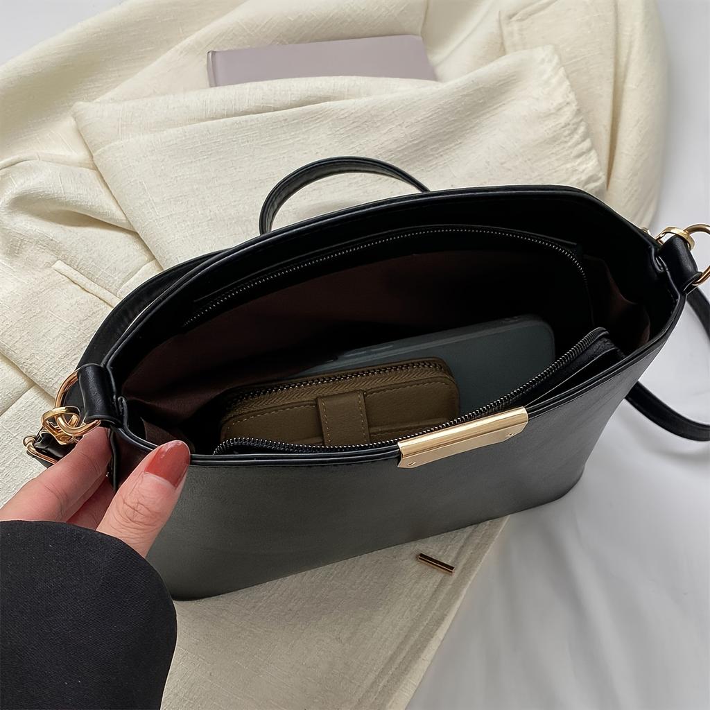 Simple women's shoulder messenger bag shell square bag