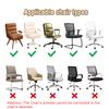 1PC Elastic Office Chair Cover Leaves Jacquard Anti-dirty Computer Chair Covers Seat Slipcover for Desk Computer Chairs