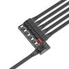 High Efficiency 4Pin Splitter HUBFor Computer Case Fan Supporting Multiple 4Pin Fan High Durability
