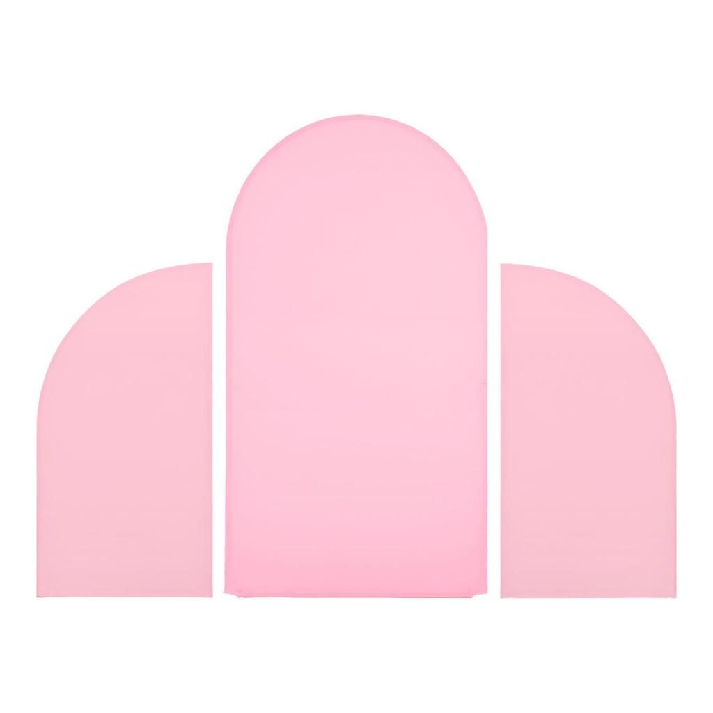 3x Arch Backdrop Covers Ceremony Baby Shower Arch Frame Backdrop Covers