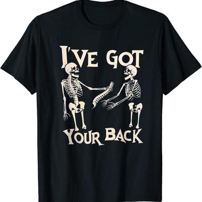 I've Got Your Back Skeleton Skull Men and Women T Shirt