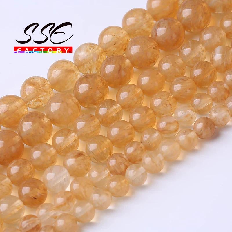 Přírodní bílé achátové kamenné korálky Onyx Kulaté volné distanční korálky Pro výrobu šperků DIY náramkové doplňky 4 6 8 10 12mm 15" palců