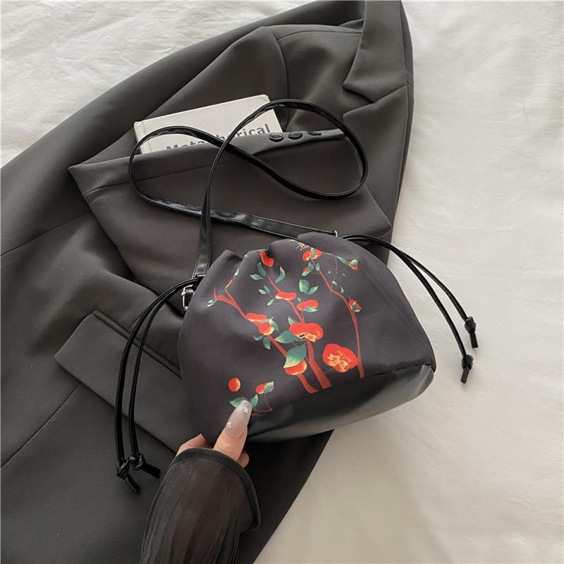 

Персонализированная модная сумка-мессенджер на шнурке через плечо, летняя новинка, универсальная повседневная сумка-ведро для женщин