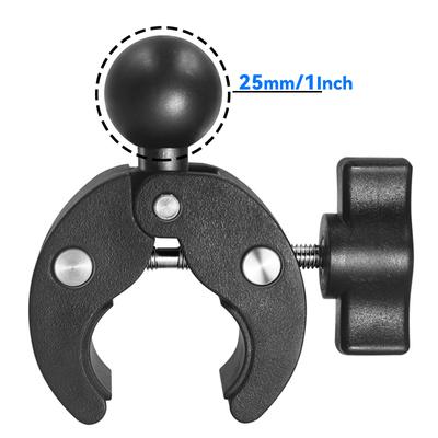 Adapter z głowicą kulową 1 cal do uchwytu na kierownicę motocykla Klips do mocowania Wspornik lusterka wstecznego do kamer sportowych GoPro 13 12 Akcesoria