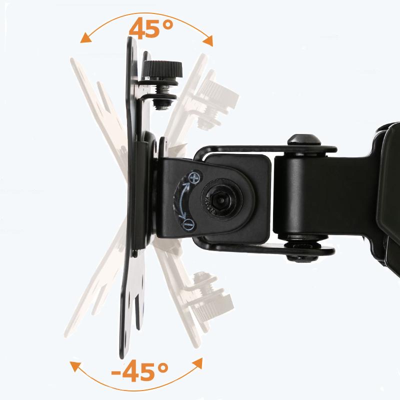 Universal Single Monitor Bracket Up To 32 Inches And 19.8 Lbs Per Screen Computer Desk Mount Stand Adjustable Computer Bracket