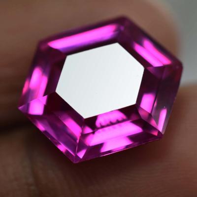 Natural Pink Sapphire Loose Gemstone Ceylon 14.12 Ct Fancy Cut September Birthday Birthstone