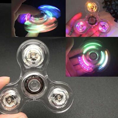 Šviečiantys LED šviesos suktukai, šviečiantys tamsioje šviesoje Edc Figet Spiner