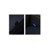 Car Seat Cushion Front And Rear Set 3 Pieces Add Style To Your Car Black Fabric Black