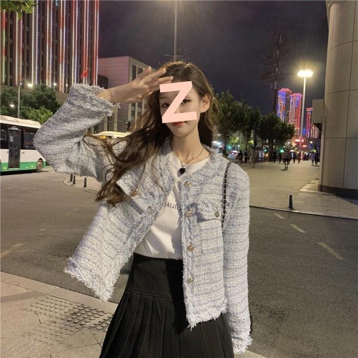 Women's French Noble Bouclé Slimming Cardigan Jacket - 2026 Spring/Autumn Collection