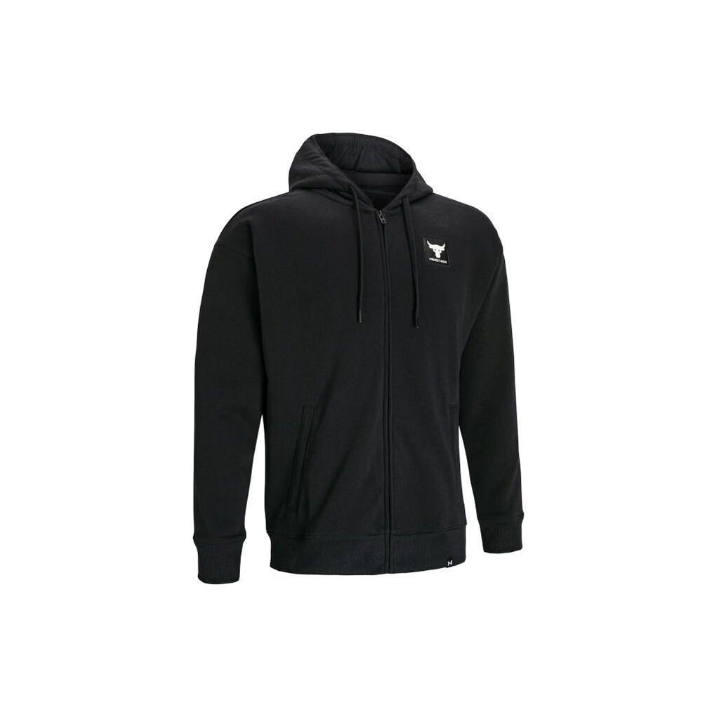 Under Armour Project Rock Hooded Zip-Up Jacket Men Black 1383598-001