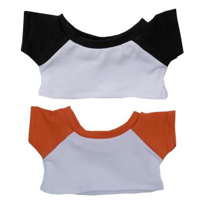 Niannyyhouse 10cm, 15cm, 20cm Plush Clothes, Color Block T-Shirt, Bottoms, Dress-Up, Cotton Doll, Accessories (a1, 15cm)