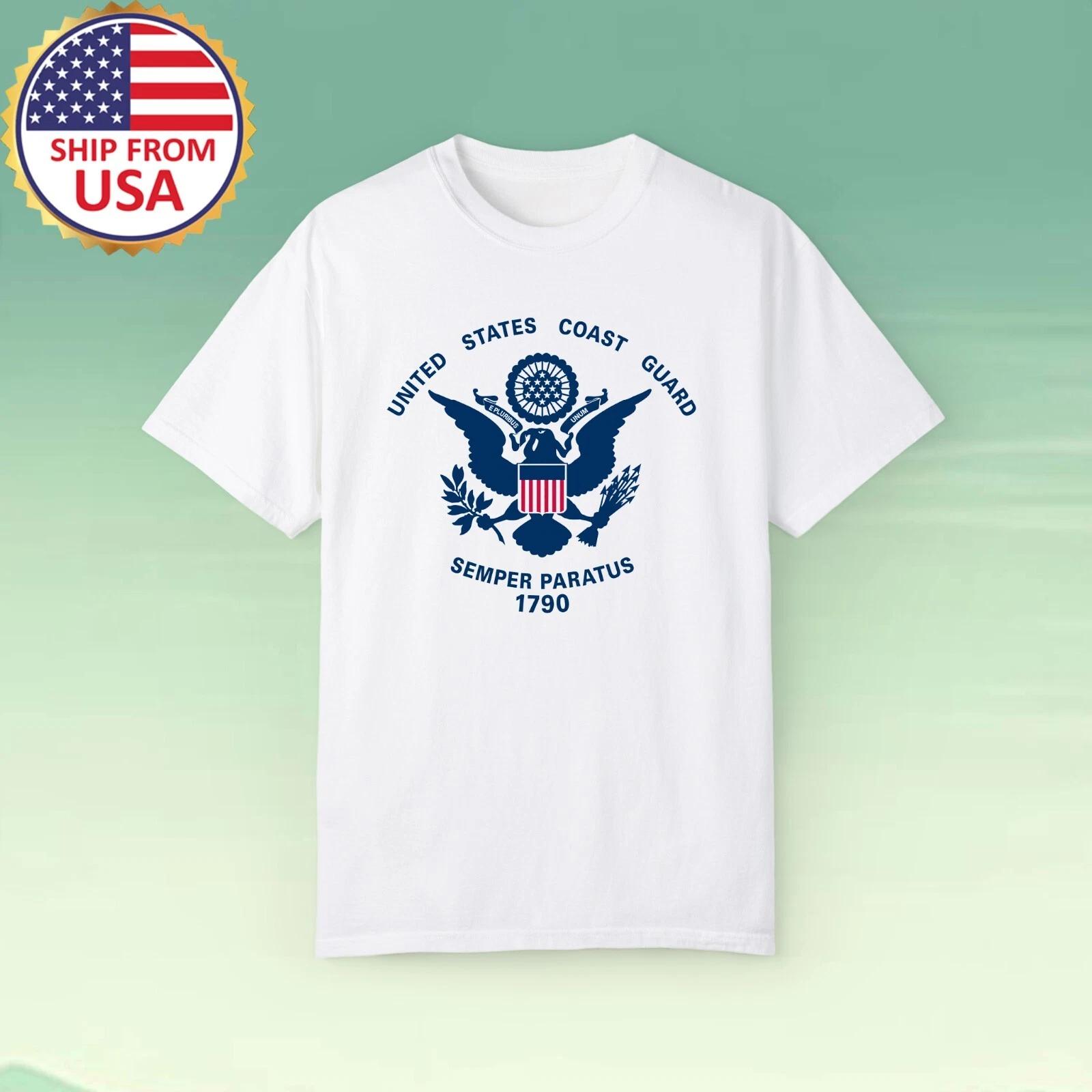 UNITED STATES COAST GUARD Men s White Size S-5XL S