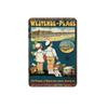 Metal Tin Poster Cartoon Figure Retro Metal Tin Sign Plaque Poster for Bar Club Wall Decor Retro Home Vintage Wall Plate Pendant