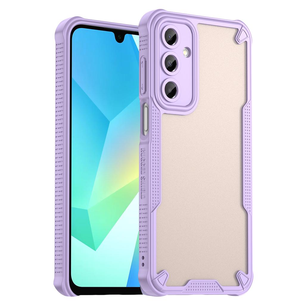 Armor Series For Samsung Galaxy A16 5G/4G Case PC+TPU Semi-Transparent Frosted Finish Protective Phone Cover