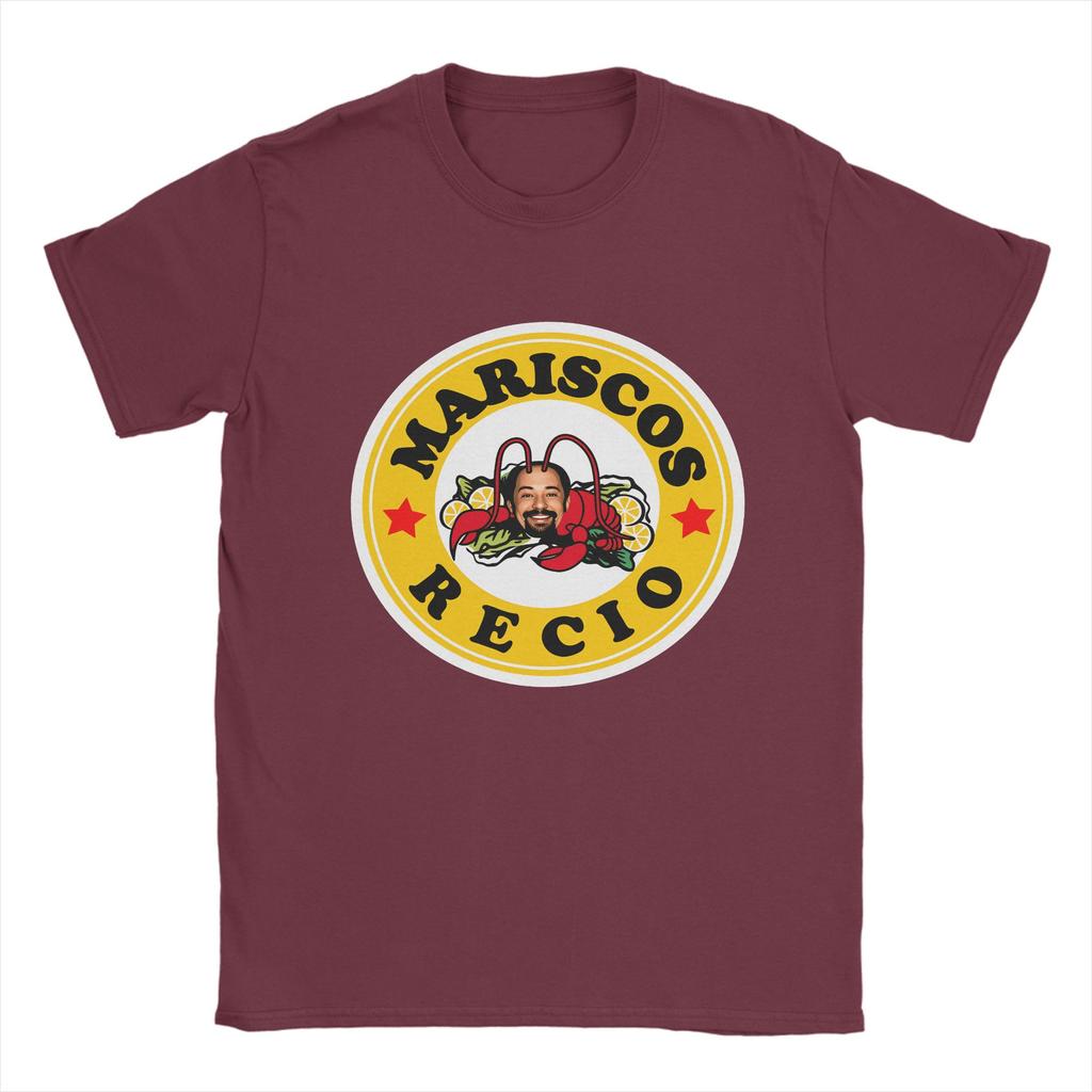 Harajuku TShirt Summer Antonio Mariscos Recio Novelty T Shirts  Pure Cotton Tshirt for Men Retro Cheap Print Short Sleeve Tops