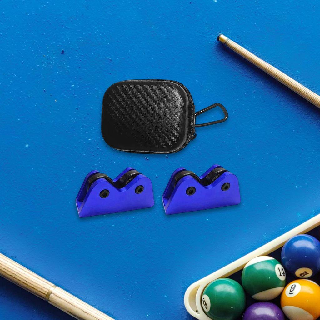 2 Pieces Billiard Cue Straightness Checker Checking Tools Aluminum Alloy Billiards Accessories Pool