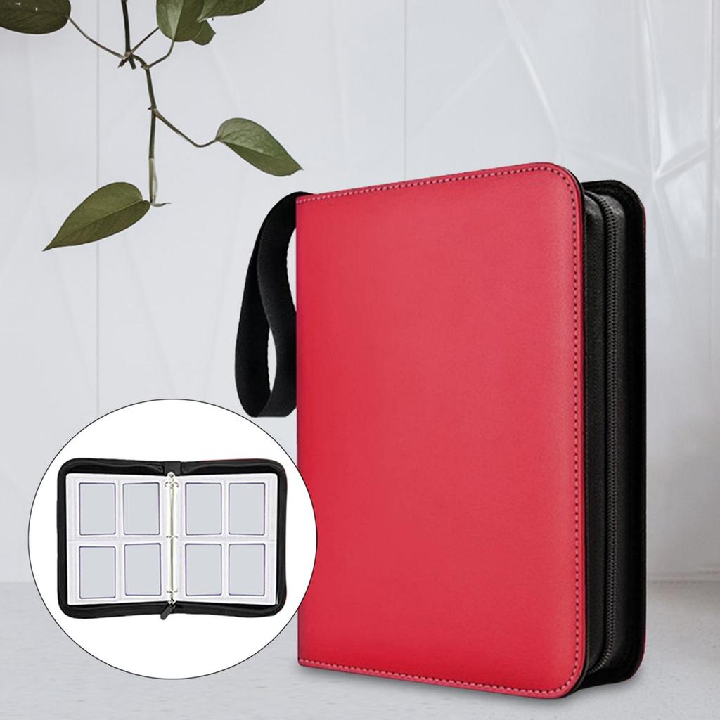 Holder Organizer for Business and Game Cards - 400 Pocket Binder with Zipper Closure