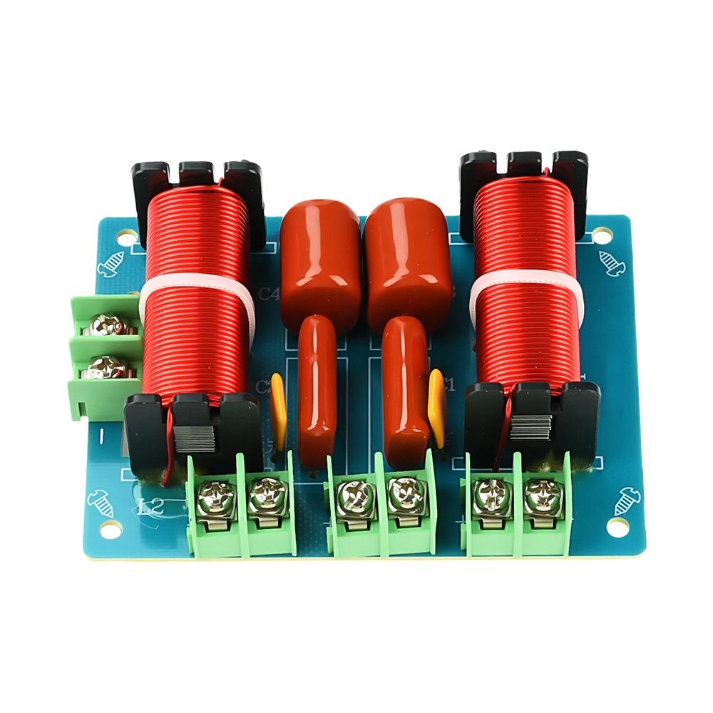 250W 2 High 1 Low 3-Way Crossover HiFi Audiophile Grade Home Speaker Crossover Solderless WEAH-360 for Speaker Modification