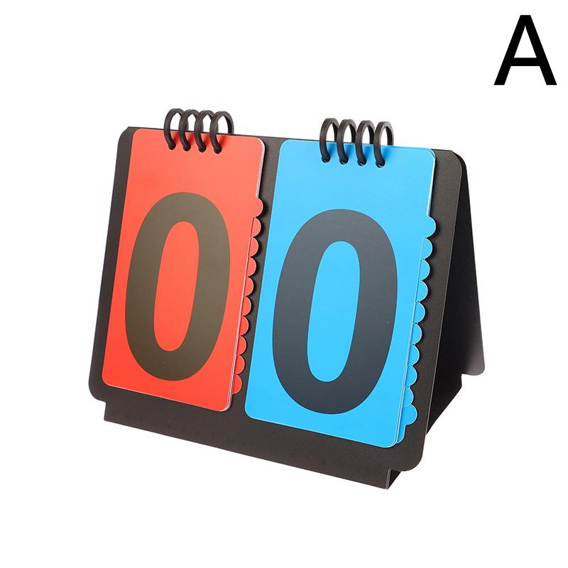 Sports Scoreboard Manual Score Flip Cards Score Counter For Baseball Coaches Tennis Ball Basketball Football Volleyball Sports