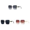 Fashion Frameless Polygon Sunglasses With Uv400 Protection For Outdoor Activities
