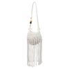 2025 Summer Hollow Out Shoulder Bags Weaving Beach Straw Bags Large Capacity Tassel Shoulder Crossbody Bags Vacation Handbags