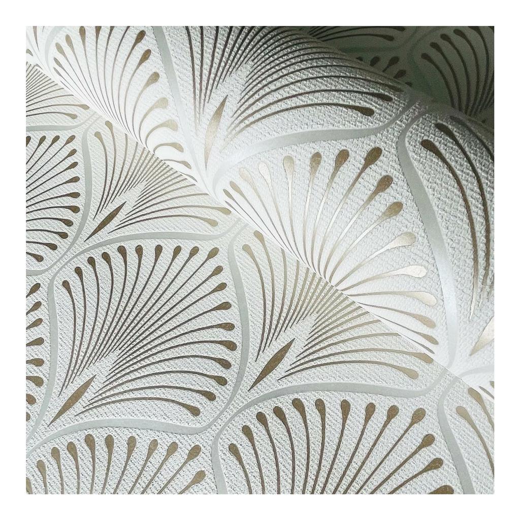 GrandDeco Layla Art Deco Textured Wallpaper