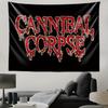 Arazzo VIKAMA Cannibal Corpse Design Logo Death Metal Perfetto per Decorazioni Hardcore Styling Pareti della Camera da Letto e Sfondi per Foto