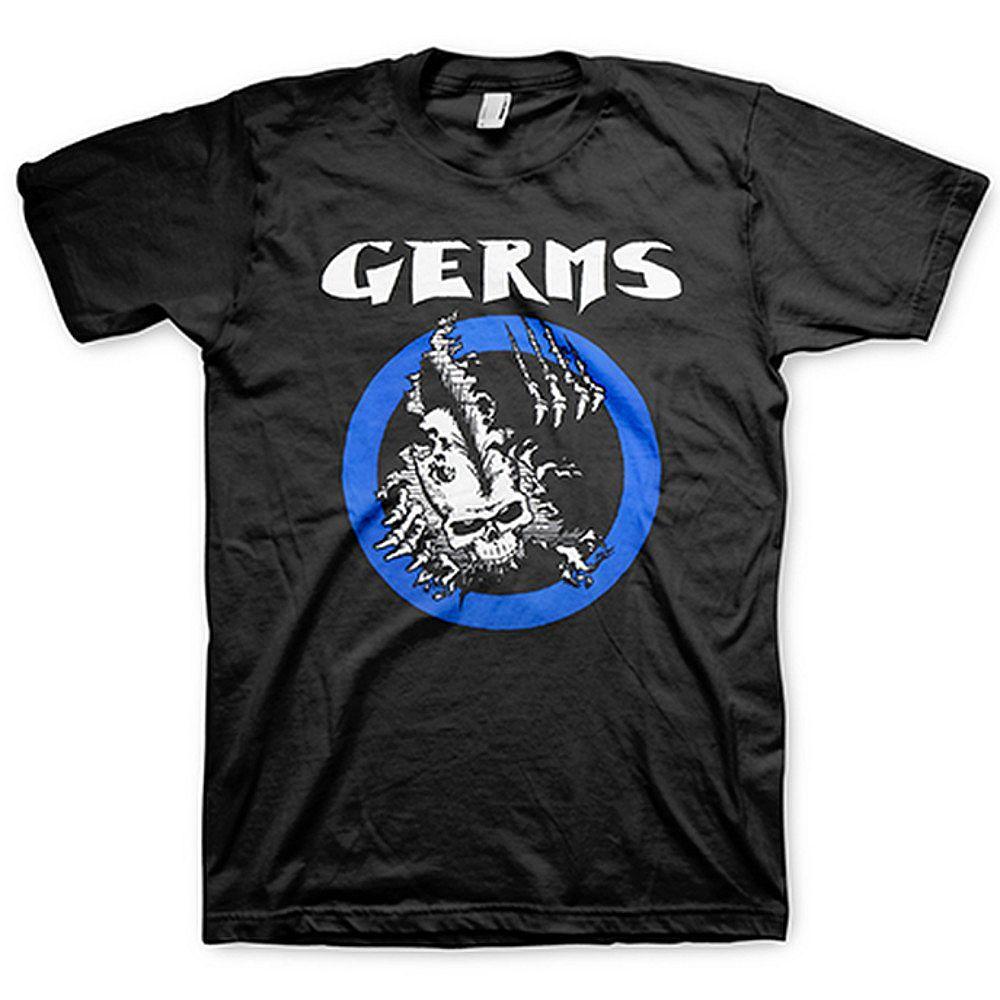 Germs Mohawk Skull T-Shirt S