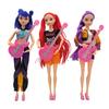 3Pcs Kpop Hunter Girl Doll with Guitar Accessories Animated Movie Character Collectible Toy Movable Joints Girl Action Figure Decoration Ornament Gift