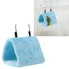 Soft Plush Material Bird Hammock Nest Hanging Design Plush Bird Bed Bird Cage Tent  Winter Season