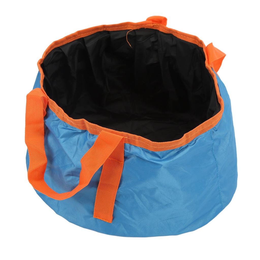 Faltbares Becken für den Außenbereich, rund, robust, verschleißfest, fest, zuverlässig, tragbares Becken für Reisen, Camping, blau