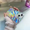Suitable for Apple 16promax Water Ripple Phone Case 13/14, Iridescent Laser Case 12Pro Anti-drop 15 Protective Case
