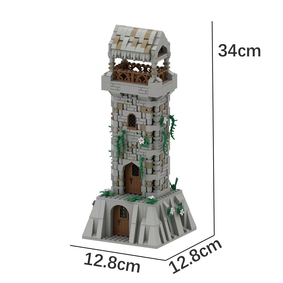 

Medieval Castle Building Blocks Set Knight Outpost Creative Model Bricks Kit Educational Construction Toys for Boys Kids