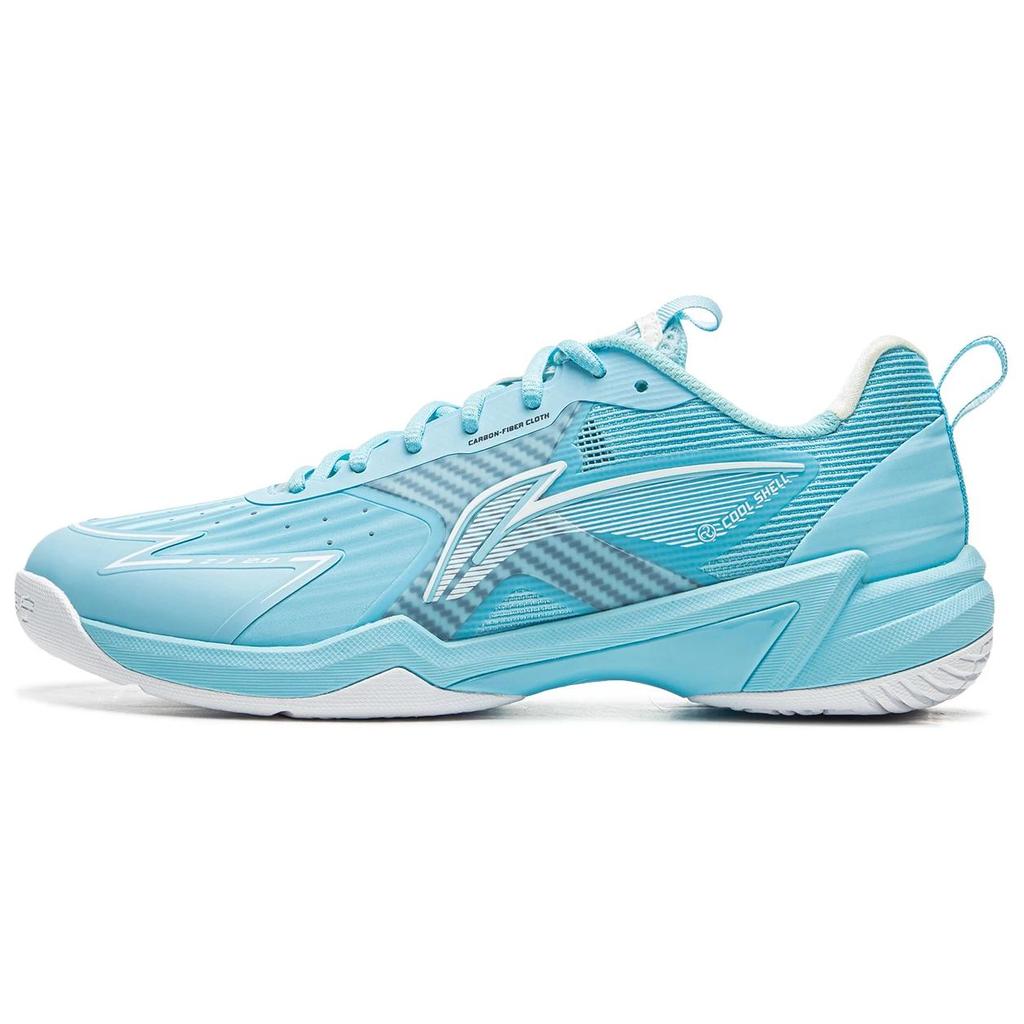Li Ning Classic Trendy Comfortable Sports Non-Slip Wear-Resistant Low-Top Badminton Shoes Unisex sneaker Blue AYZU019-3