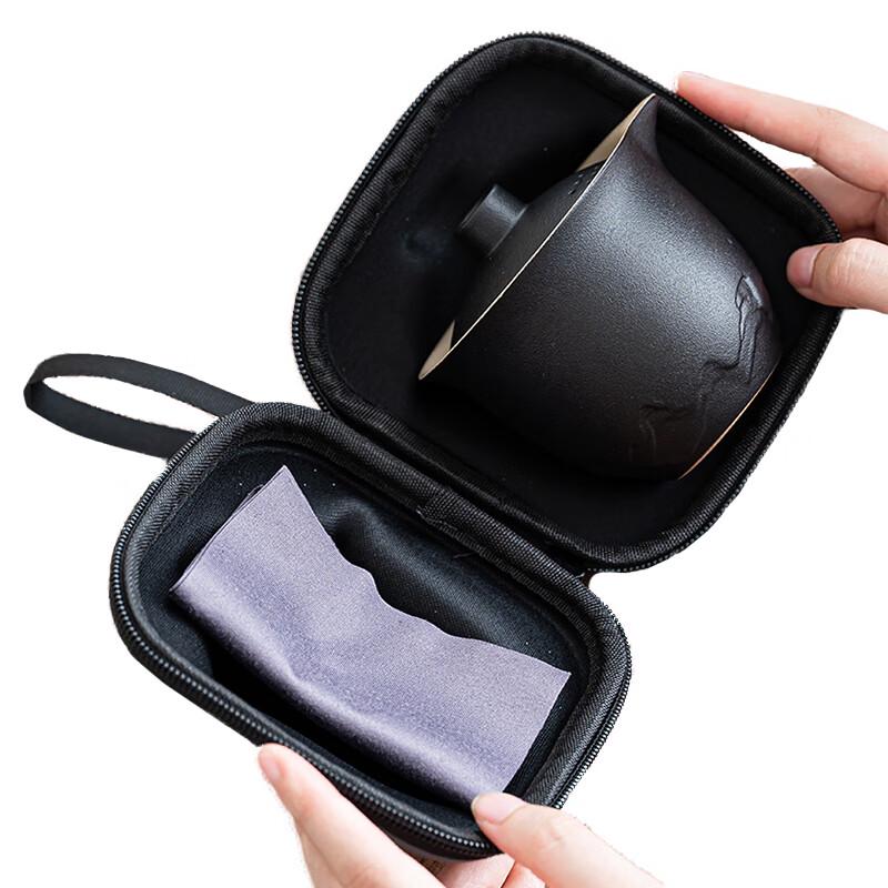 Bo Guangfeng Coarse Pottery Travel Tea Set