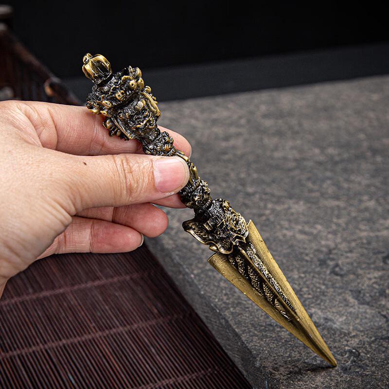 Jialang slitina zinku Nůž na čaj Puerh - Design Vajra paličky