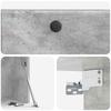 Wall Mounted TV Cabinet 59.5 x 31 x 30 cm Concrete Grey