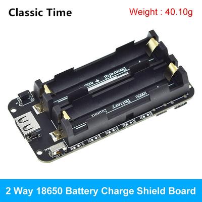 Two Voltage 18650 Lithium Battery Shield V8 Mobile Power Expansion Board Module 5V/3A 3V/1A Micro USB For Arduino ESP32 ESP8266