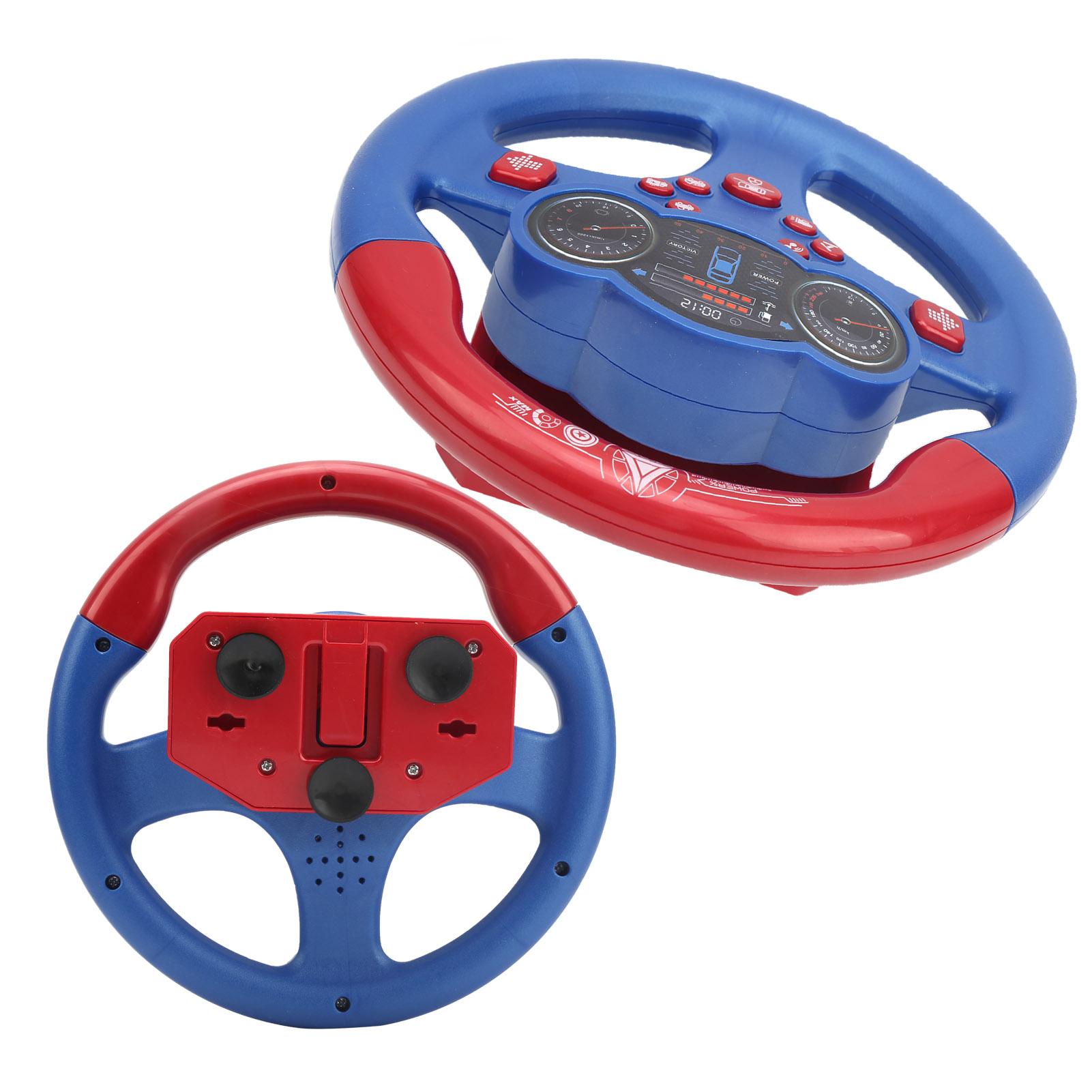Electric Kids Simulation Steering Wheel Toy Driving Car Steering Wheel Educational Toy