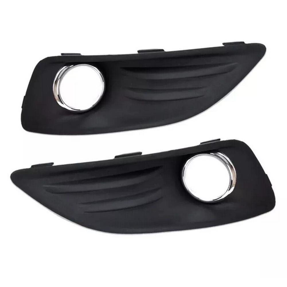 Fog Light Grille For 2013-2016 For Ford For Fiesta Front Bumper Cover Frame Lower Grille Replacement Parts 2PCS