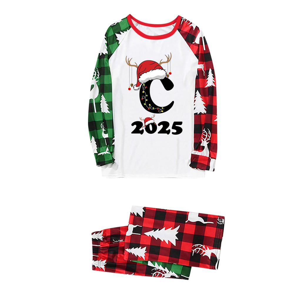 Parent-child Outfit-Christmas Print Parent-child Home Wear Set