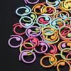 30/100pcs Zinc Based AlloyKnitting Stitch Markers Spiral Multicolor Painted Marker Buckle Crochet Lock Knit Needle Clip